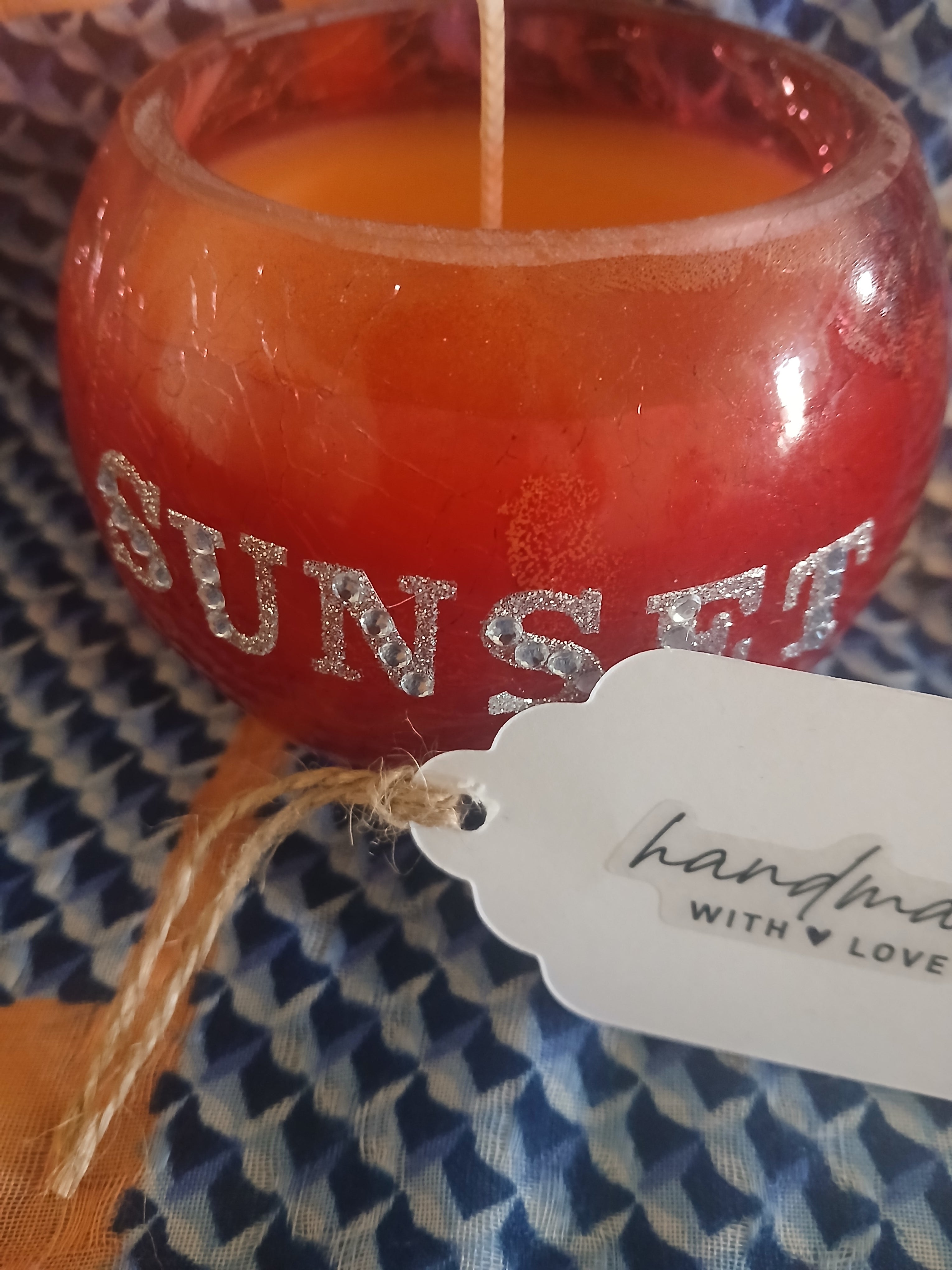 Sunset  Candle